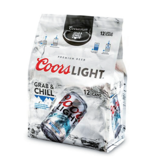 MOLSON COORS - 由BEMIS公司印制的可容納12個罐裝的包裝袋,由于擴展使用柔性包裝的應用范圍,以及印刷、貨架影響力獲得了2019年最高成就金獎,以及來自美國軟包裝協會的一個與耐用度有關的銀獎。(圖片由FPA提供提供)